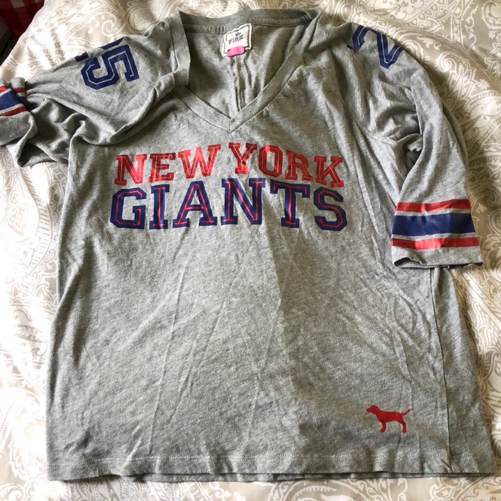 VS Pink New York Giants top